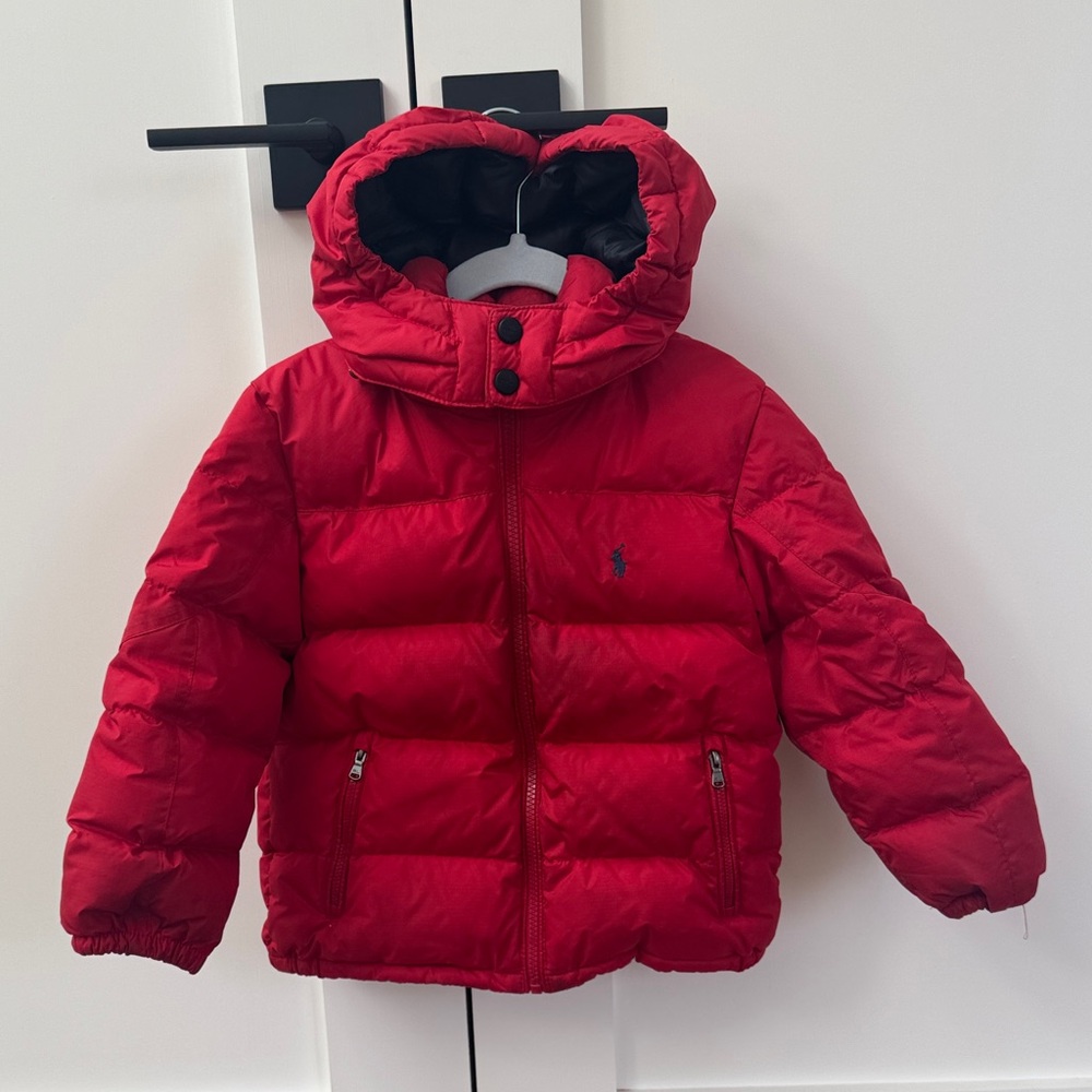 Polo by Ralph Lauren Vibrant Red Puffer Jacket